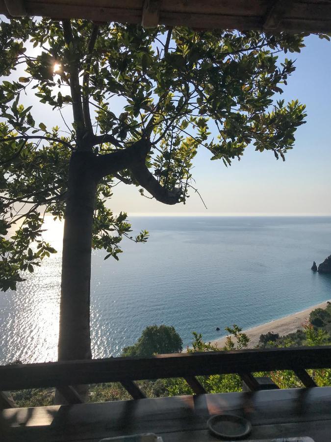 Balcony On The Rocks Villa Agioi Saranta Exteriör bild